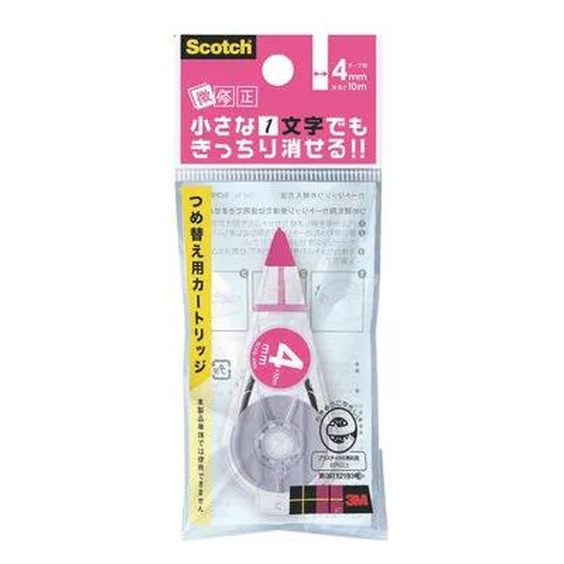 エスコ EA765BR-76 4mmx10m修正テープ(交換用) 1個（ご注文単位1個）【直送品】
