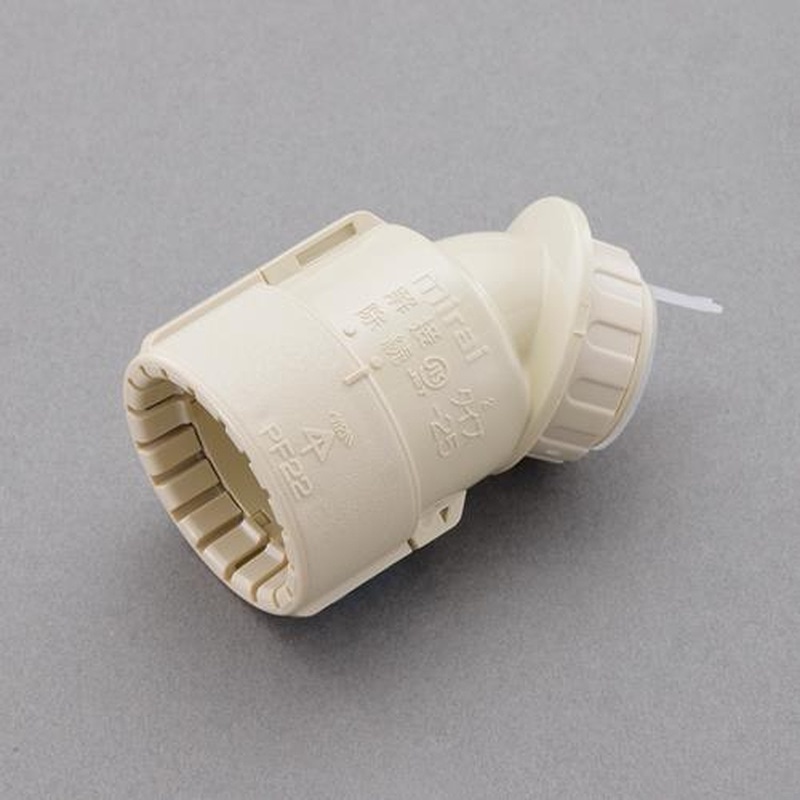 エスコ EA947HN-23J φ28mmフレキ管用曲がりコネクター 1個(ご注文単位1個)【直送品】