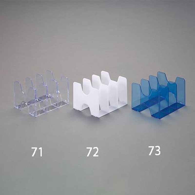 エスコ EA954TL-73 266x210x167mmブックスタンド(クリアブルー) 1個（ご注文単位1個）【直送品】