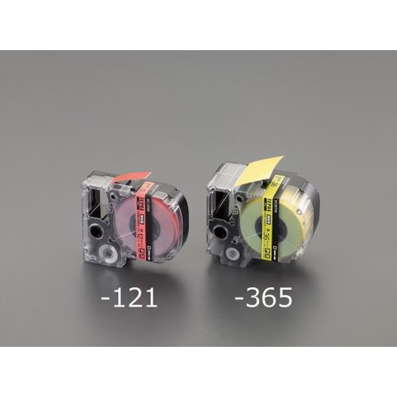 エスコ EA761DE-504 50mmテープカセット(強粘着/白・黒文字) 1個（ご注文単位1個）【直送品】