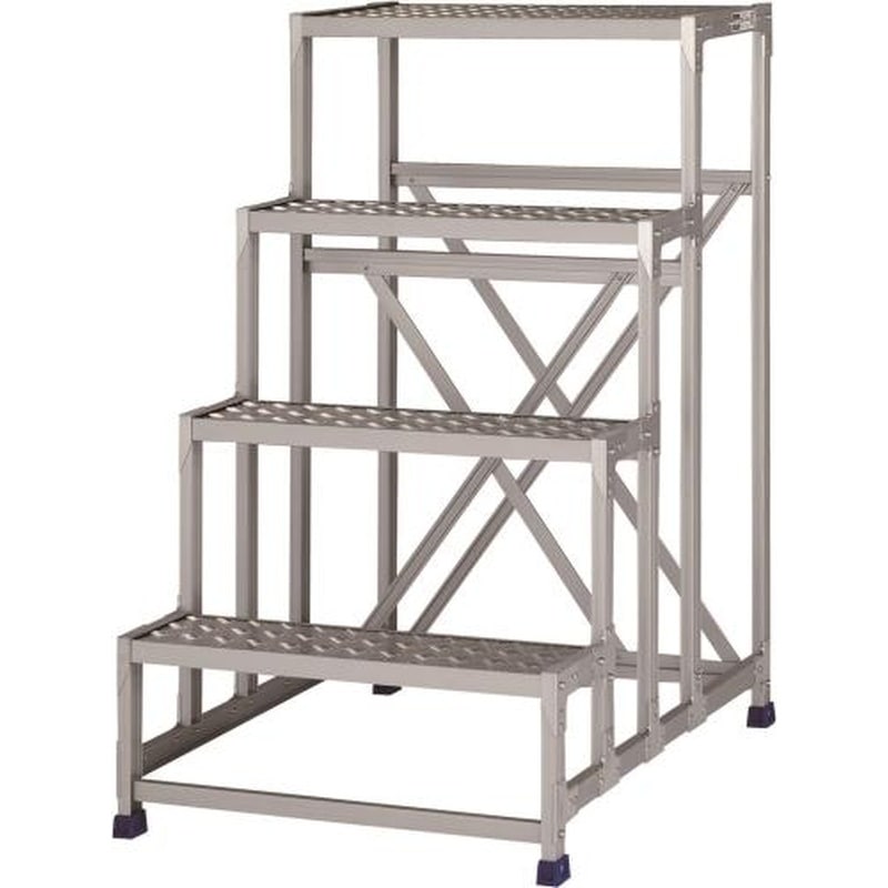 エスコ EA903BR-122 600x400mm/1.2m作業台(四段) 1個（ご注文単位1個）【直送品】