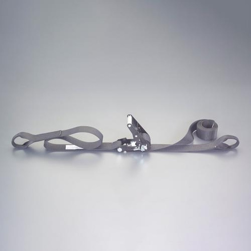 エスコ EA982SH-24 50mmx4.0m/764kgベルト荷締機(両端アイ型) 1個(ご注文単位1個)【直送品】