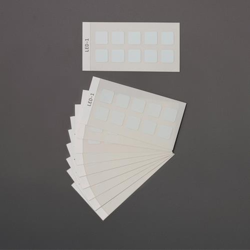 エスコ EA722ZY-11 紫外線検知材(LED対応/100枚) 1個(ご注文単位1個)【直送品】