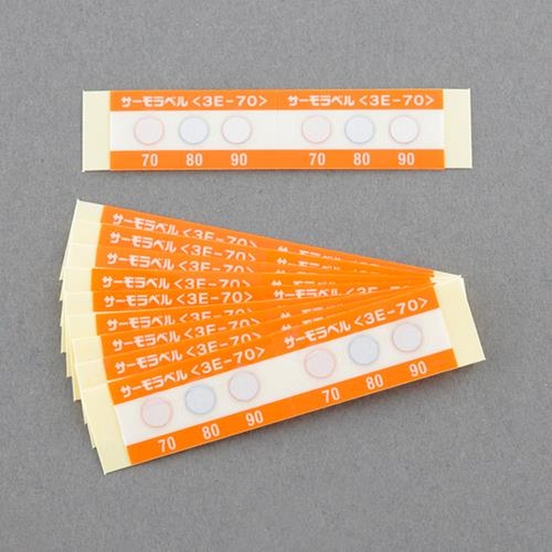 エスコ EA722ZC-55 55,65,75℃示温材(サーモラベル/20枚) 1個(ご注文単位1個)【直送品】
