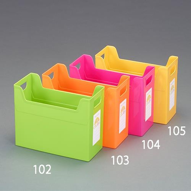 エスコ EA954TL-102 140x329x237mmファイル収納ボックス(グリーン) 1個（ご注文単位1個）【直送品】