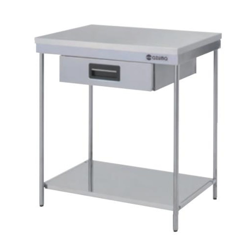 エスコ EA956NA-103 600x460x750mm引出付作業台(簡易型/SUS) 1個（ご注文単位1個）【直送品】