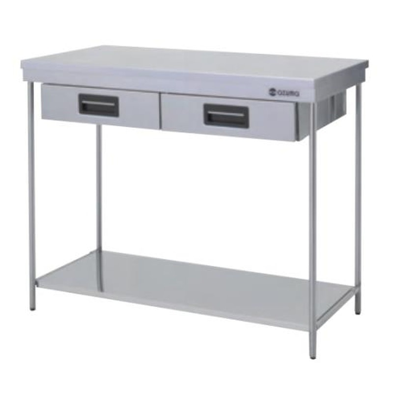 エスコ EA956NA-104 900x460x750mm引出付作業台(簡易型/SUS) 1個（ご注文単位1個）【直送品】