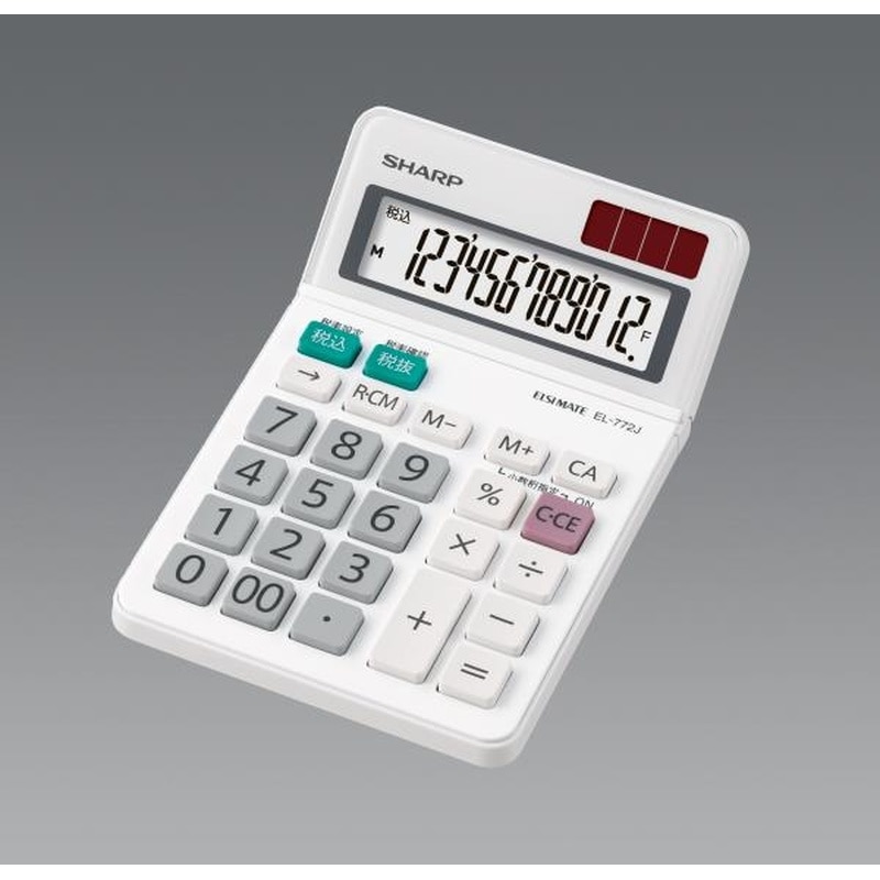 エスコ EA761G-44 12桁計算機 1個（ご注文単位1個）【直送品】