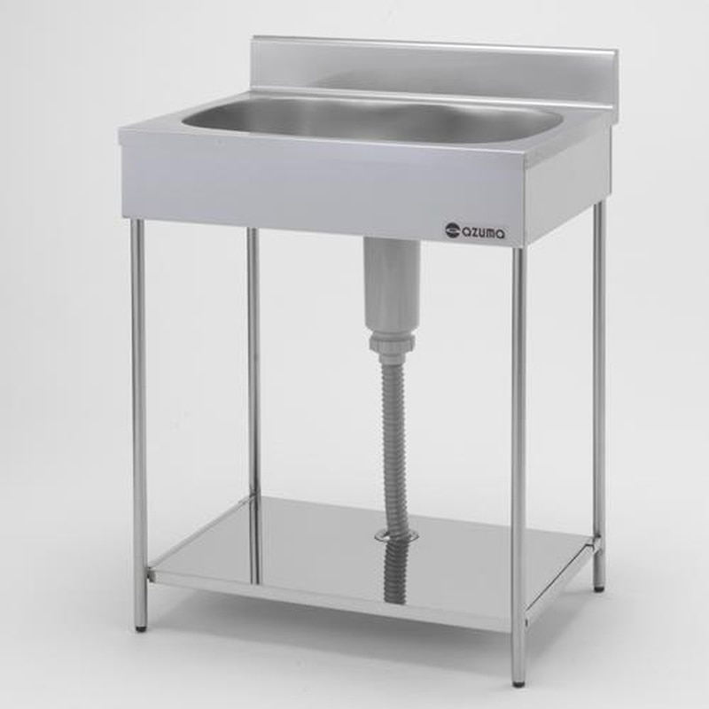 エスコ EA468EF-100 600x460x840mm一槽シンク(簡易型/ステンレス製) 1個(ご注文単位1個)【直送品】