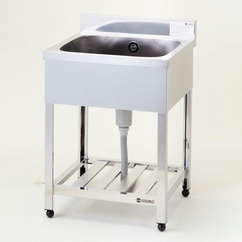 エスコ EA468EF-12 600x600x890mm一槽シンク(SUS430) 1個(ご注文単位1個)【直送品】