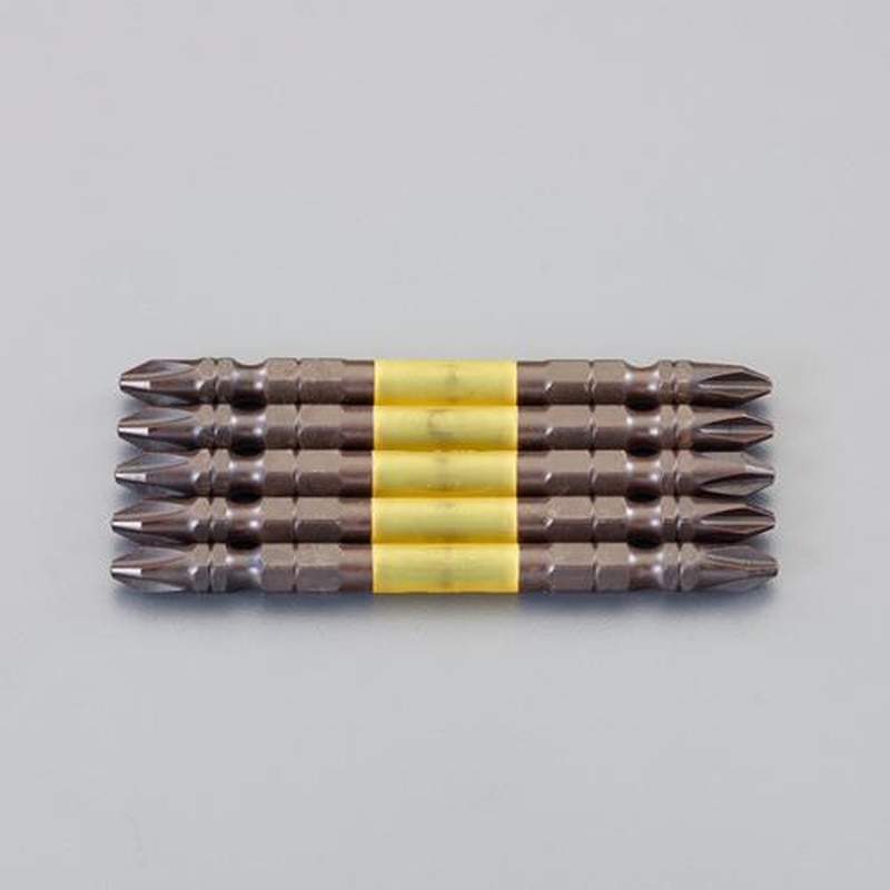 エスコ EA813AF-133 #2x110mm衝撃吸収ビット(高硬度/5本組) 1個（ご注文単位1個）【直送品】