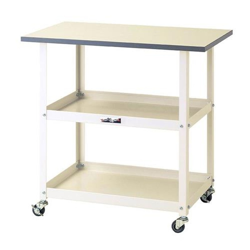 エスコ EA956kg-3 750x450x738mmツールワゴン(作業天板付) 1個（ご注文単位1個）【直送品】