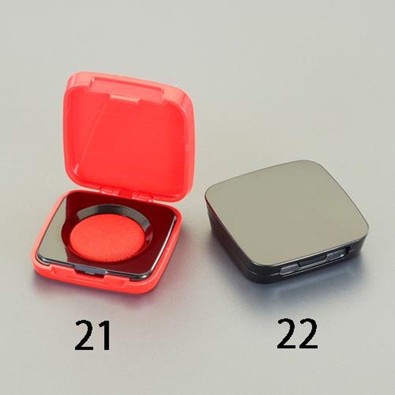 エスコ EA762AD-21 φ24mm朱肉(赤) 1個(ご注文単位1個)【直送品】