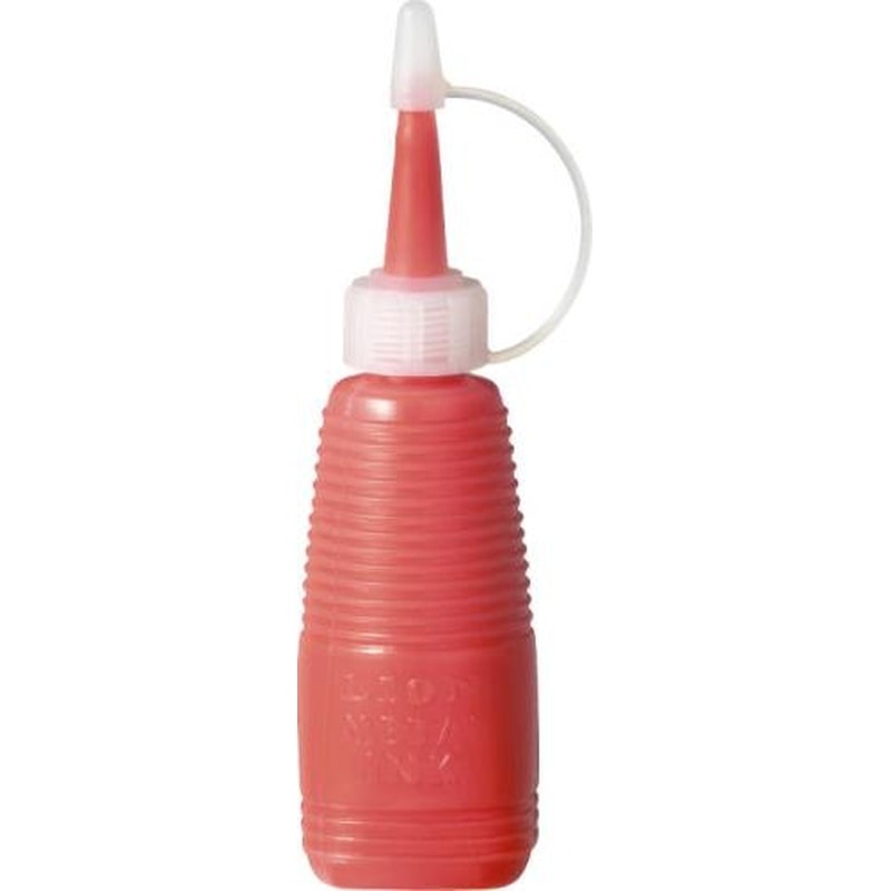 エスコ EA762AF-151 30mlナンバーリング用メタルインク(赤) 1個（ご注文単位1個）【直送品】