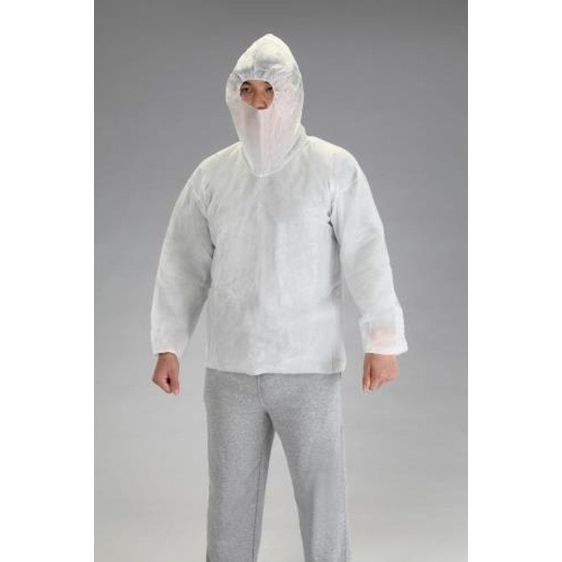 エスコ EA996AX-43[LL]不織布上着(使い捨て) 1個（ご注文単位1個）【直送品】