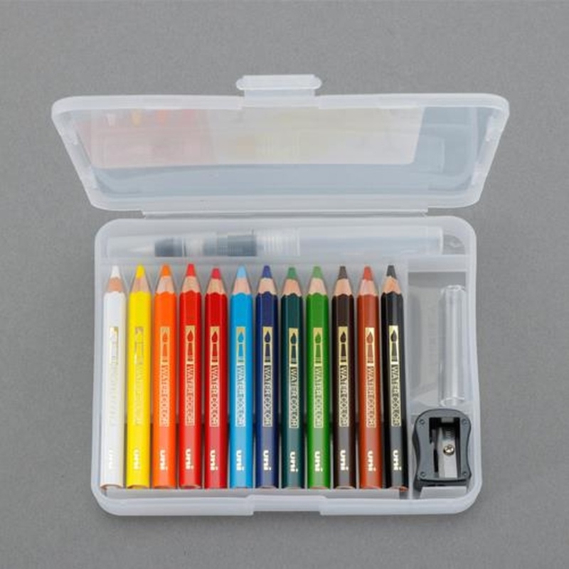 エスコ EA765MD-151 12色水彩色鉛筆セット 1個(ご注文単位1個)【直送品】