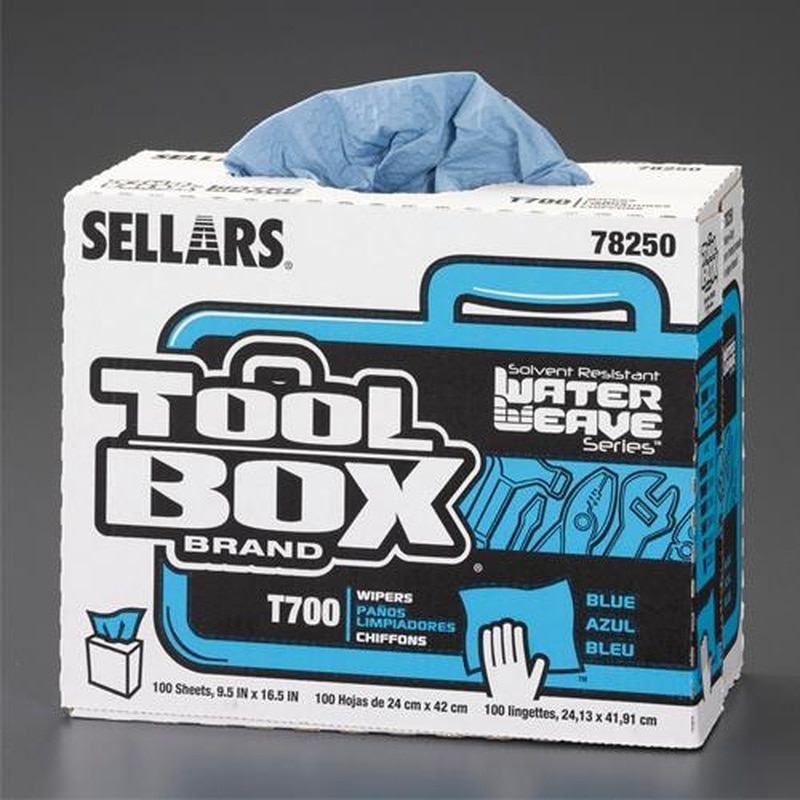 エスコ EA929AC-62B 241x419mm工業用ワイパー(耐溶剤/特厚/8箱) 1個(ご注文単位1個)【直送品】