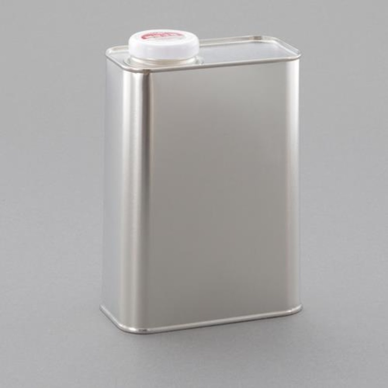 エスコ EA508TM-43 1.0L取手無角缶(スチール製/10個) 1個(ご注文単位1個)【直送品】