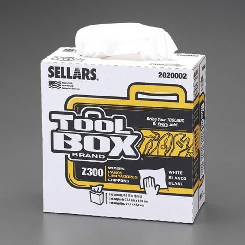 エスコ EA929AC-30B 216x420mm工業用ワイパー(薄/135枚/8箱) 1個(ご注文単位1個)【直送品】