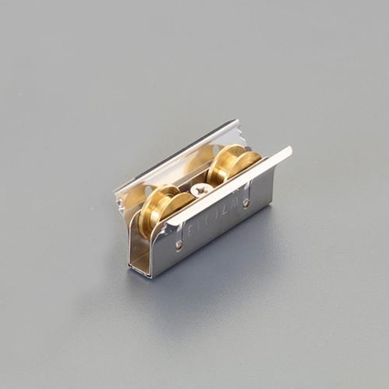 エスコ EA986RJ-62 7-11mmサッシ取替戸車(平行型/真鍮車) 1個(ご注文単位1個)【直送品】