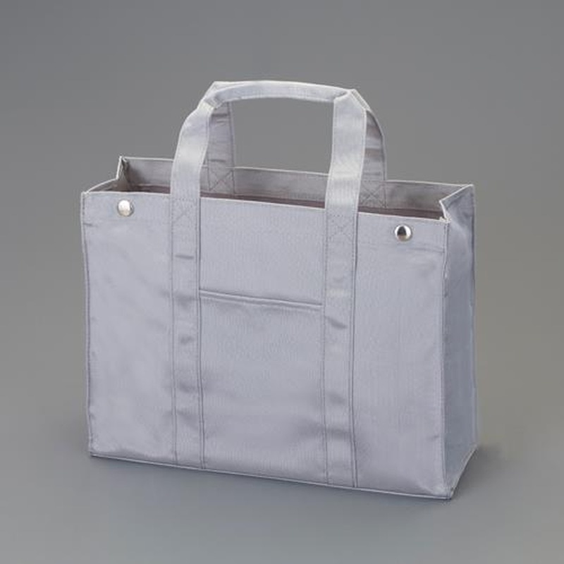 エスコ EA927AS-13 265x350x110mmオフィス用トートバッグ(グレ-) 1個(ご注文単位1個)【直送品】