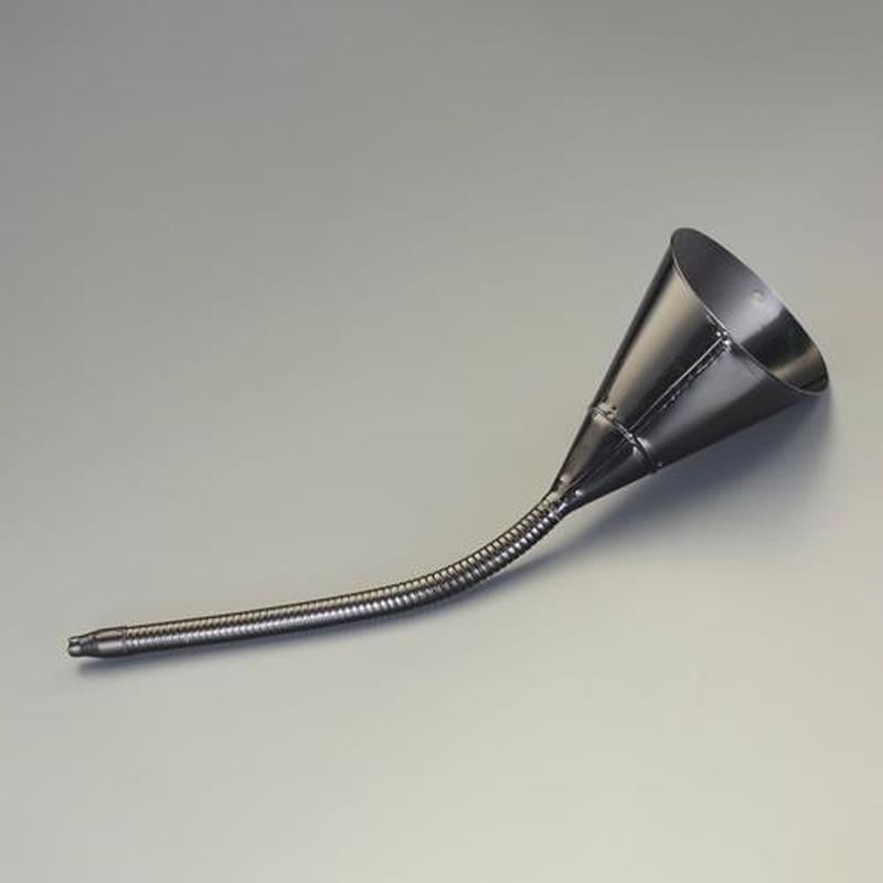 エスコ EA992BM-2 φ203mmフィルター付じょうご(スチール製・フレキシブル) 1個(ご注文単位1個)【直送品】