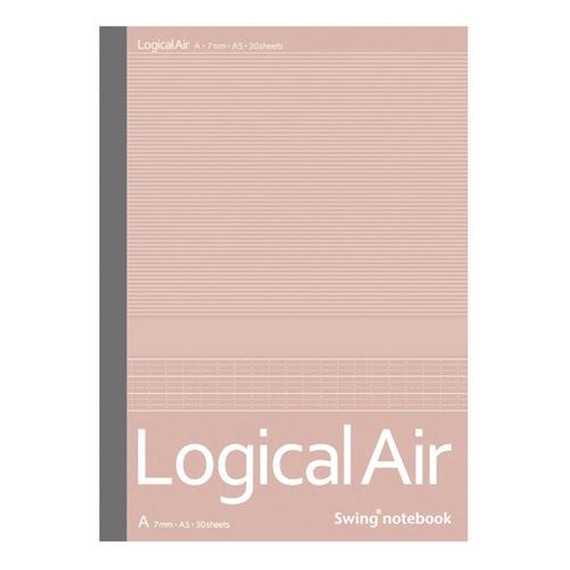 エスコ EA762GB-28 7mm罫線A5ノート(30ページ/10冊) 1個（ご注文単位1個）【直送品】