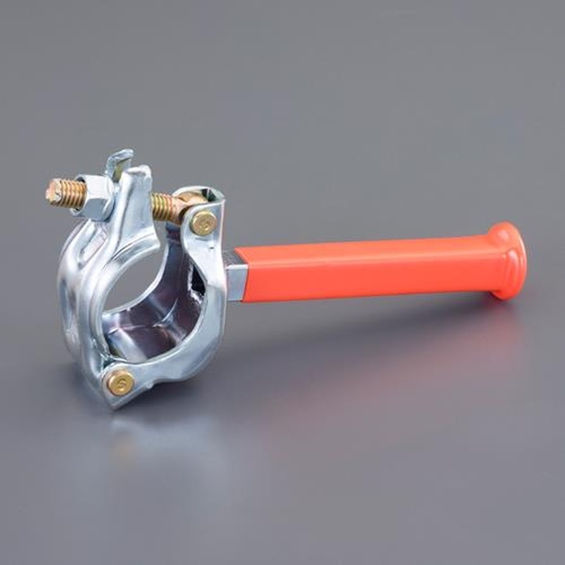 エスコ EA948TE-20 φ42.7/φ48.6mmステップクランプ(ラバーコーティング) 1個(ご注文単位1個)【直送品】