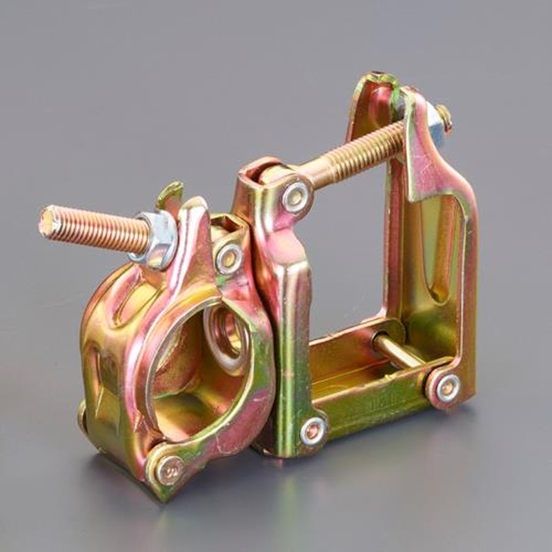 エスコ EA948TE-24 φ42.7/φ48.6mmx□60mm角丸クランプ(自在) 1個（ご注文単位1個）【直送品】