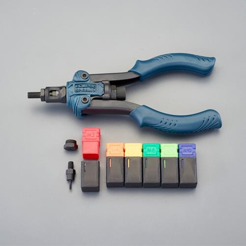 エスコ EA527NL-2 M3-M10ねじセッティングツールキット 1個(ご注文単位1個)【直送品】