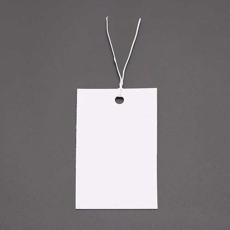 エスコ EA983BV-200A 80x53mm行先表示板(無地/白/10枚) 1個(ご注文単位1個)【直送品】