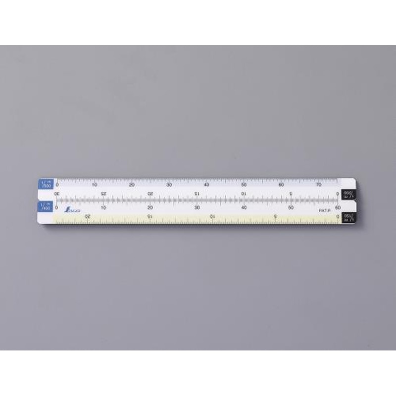 エスコ EA736B-51 15cm縮尺スケール(折りたたみ/8サイズ) 1個（ご注文単位1個）【直送品】