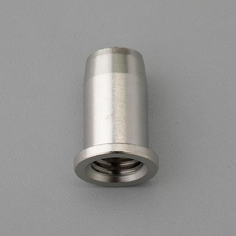 エスコ EA976CB-45 打込ナット(真鍮/つば付/M10用) 1個(ご注文単位1個)【直送品】