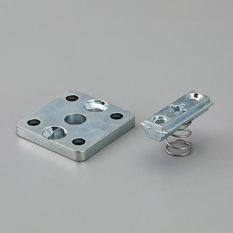 エスコ EA976CB-31 30角用後入れ式ジョイント(プレート+テーパーナット 1個(ご注文単位1個)【直送品】