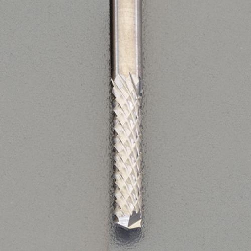 エスコ EA819CW-4 3x12mm/3mm軸超硬ルーター(ドリル仕様) 1個(ご注文単位1個)【直送品】