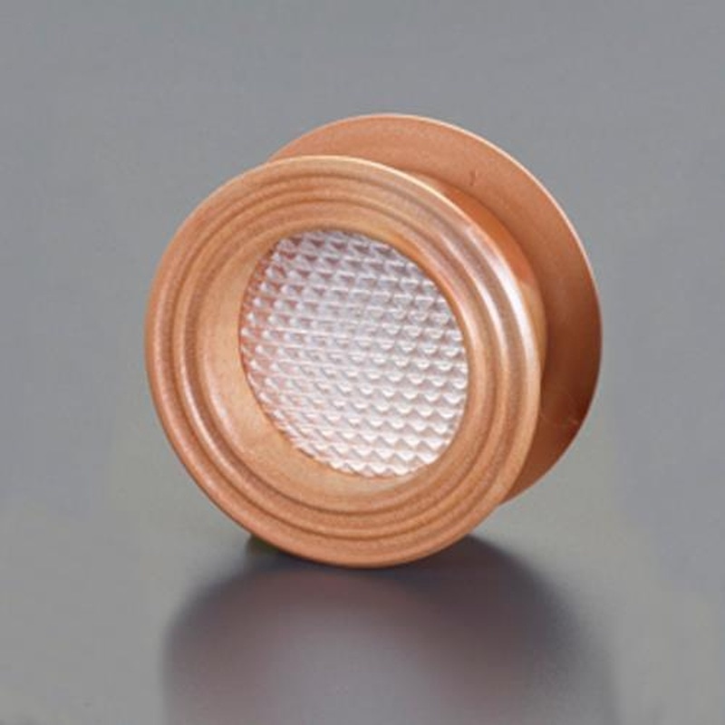 エスコ EA951L-16 φ53mmあかり窓(チーク) 1個(ご注文単位1個)【直送品】