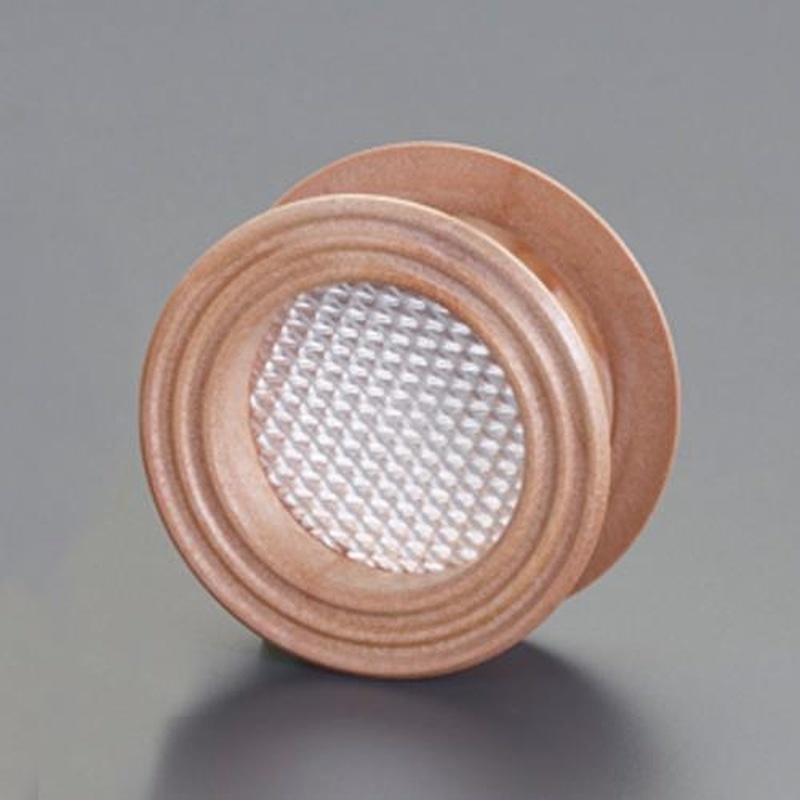 エスコ EA951L-17 φ53mmあかり窓(木目) 1個(ご注文単位1個)【直送品】