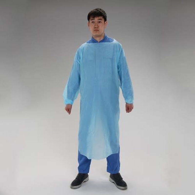 エスコ EA355A-87 127x115cmエプロン(腕付/25枚) 1個(ご注文単位1個)【直送品】