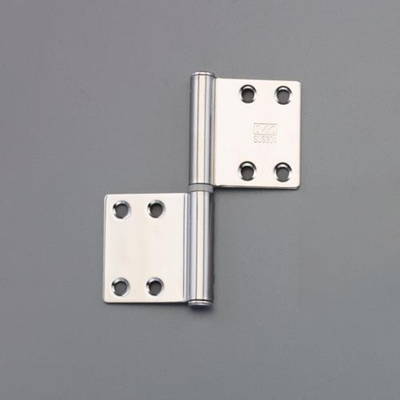 エスコ EA951CT-34 102x89mm旗丁番(左右兼用/鏡面クローム) 1個（ご注文単位1個）【直送品】