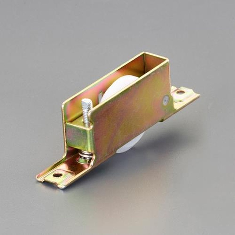 >エスコ EA986RH-5 30mm戸車(A型・ポリアセタール樹脂車・鋼板枠) 1個(ご注文単位1個)【直送品】