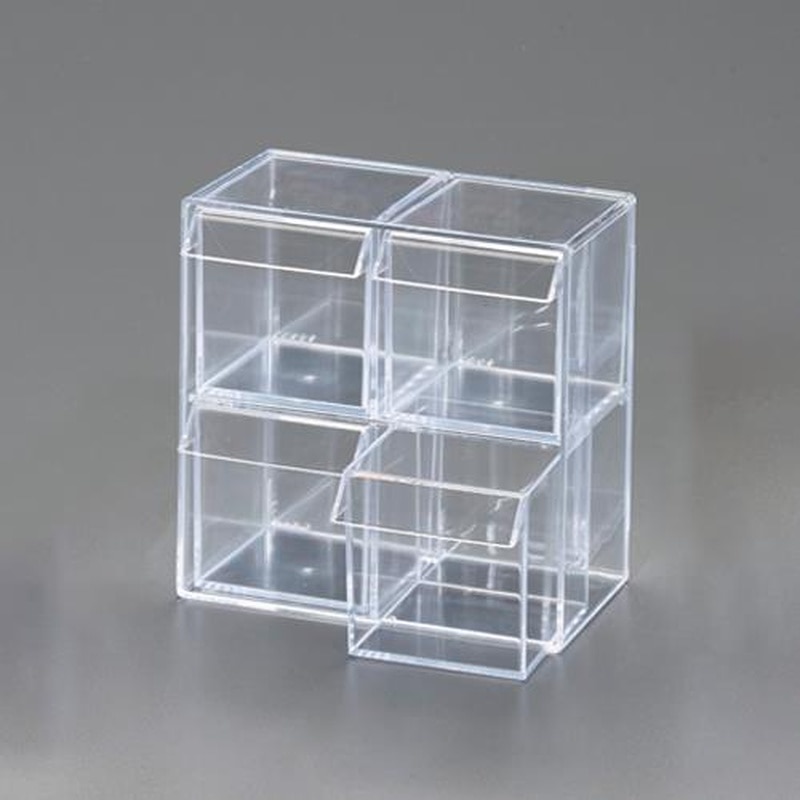 エスコ EA508FD-32 161x96x161mm小物ケース(2列2段/スチロール製) 1個（ご注文単位1個）【直送品】