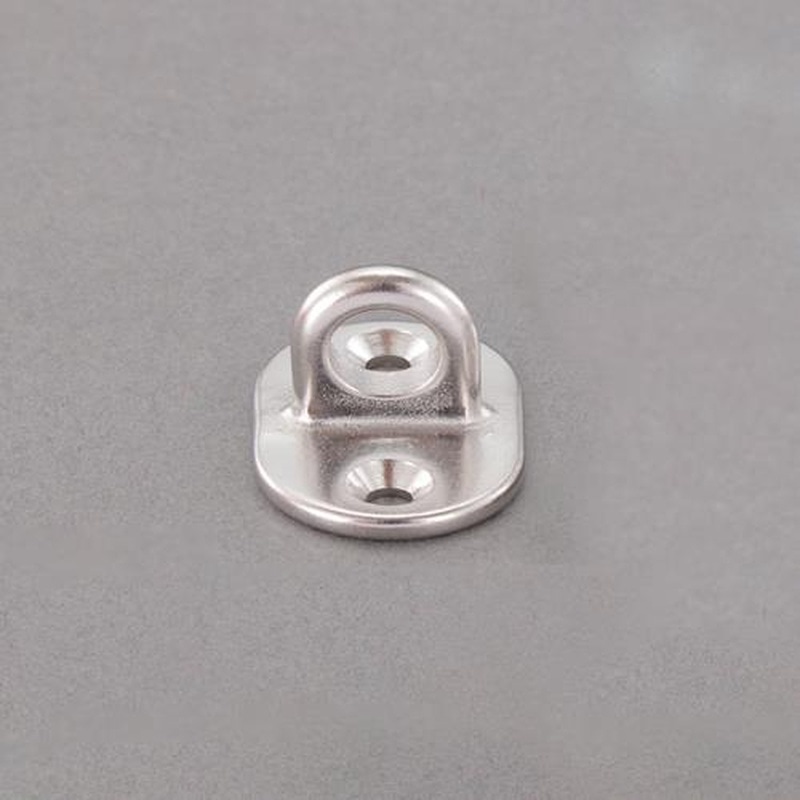 エスコ EA638M-62 37x26mmT型アイプレート(ステンレス製/台座半丸) 1個(ご注文単位1個)【直送品】