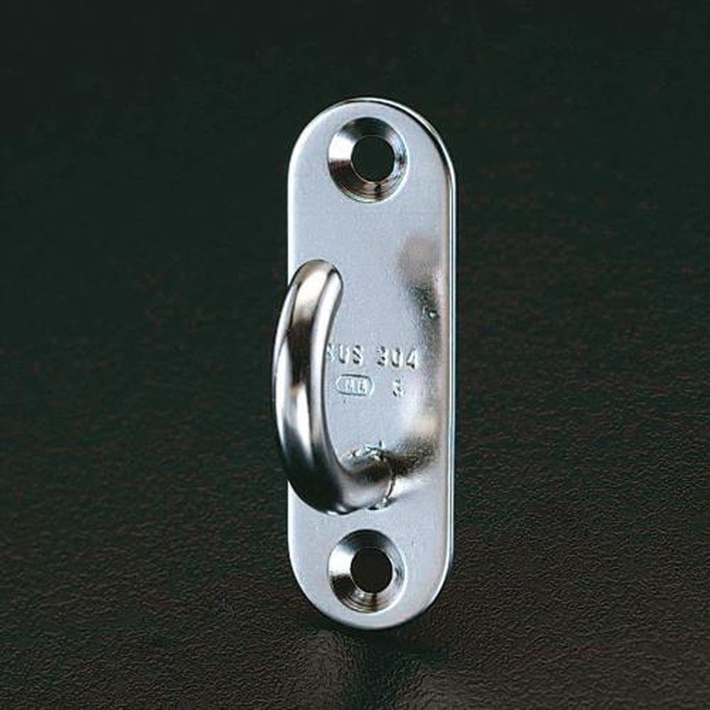 エスコ EA638M-3 26x80x32.5mmオープンパッドアイ(ステンレス製) 1個(ご注文単位1個)【直送品】