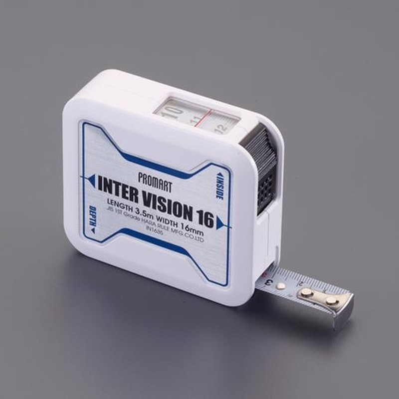 エスコ EA720HP-235 16mmx3.5mメジャー(内寸・深さ目盛付) 1個（ご注文単位1個）【直送品】