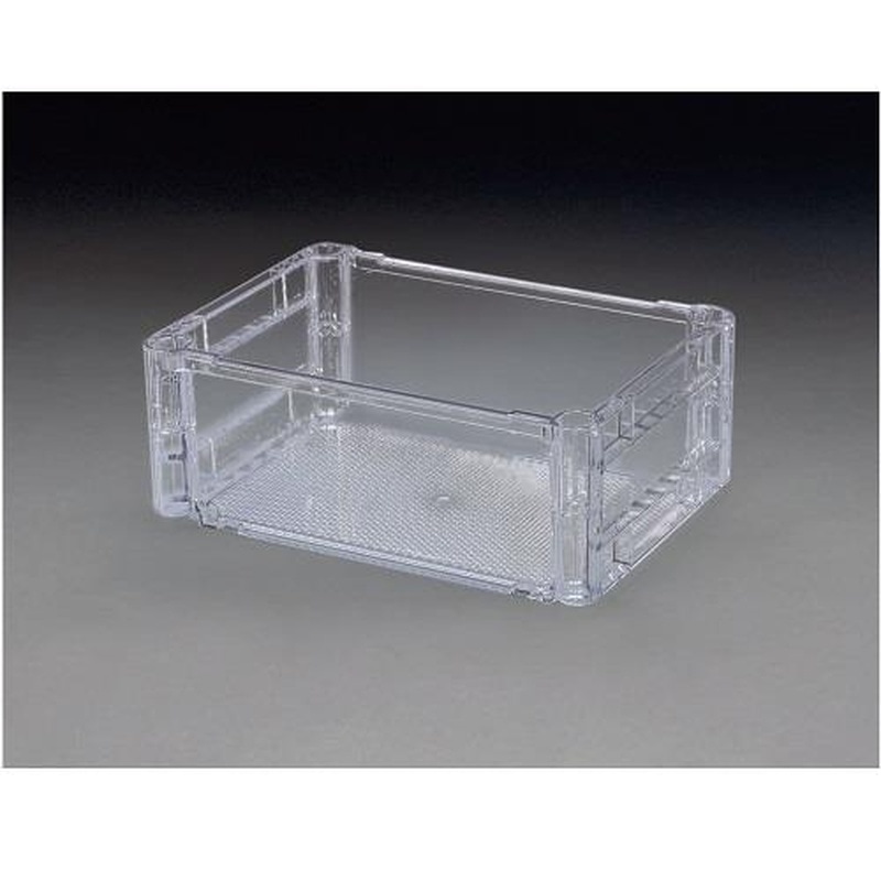 エスコ EA506AT-1 391x227x153mm/10Lポリカ製コンテナ(透明) 1個（ご注文単位1個）【直送品】