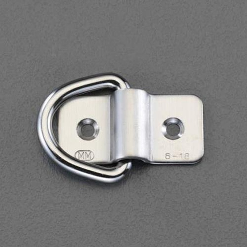 エスコ EA638EB-23 23x36mmD型ハンガー(ステンレス製) 1個(ご注文単位1個)【直送品】