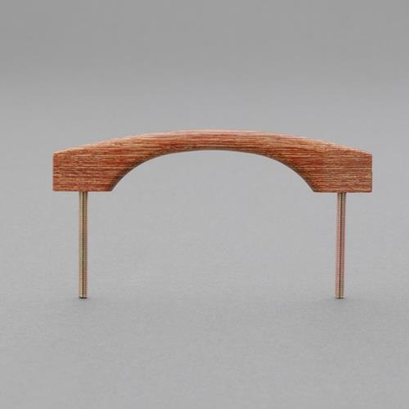 エスコ EA951HA-31 80mm木製取手 1個（ご注文単位1個）【直送品】