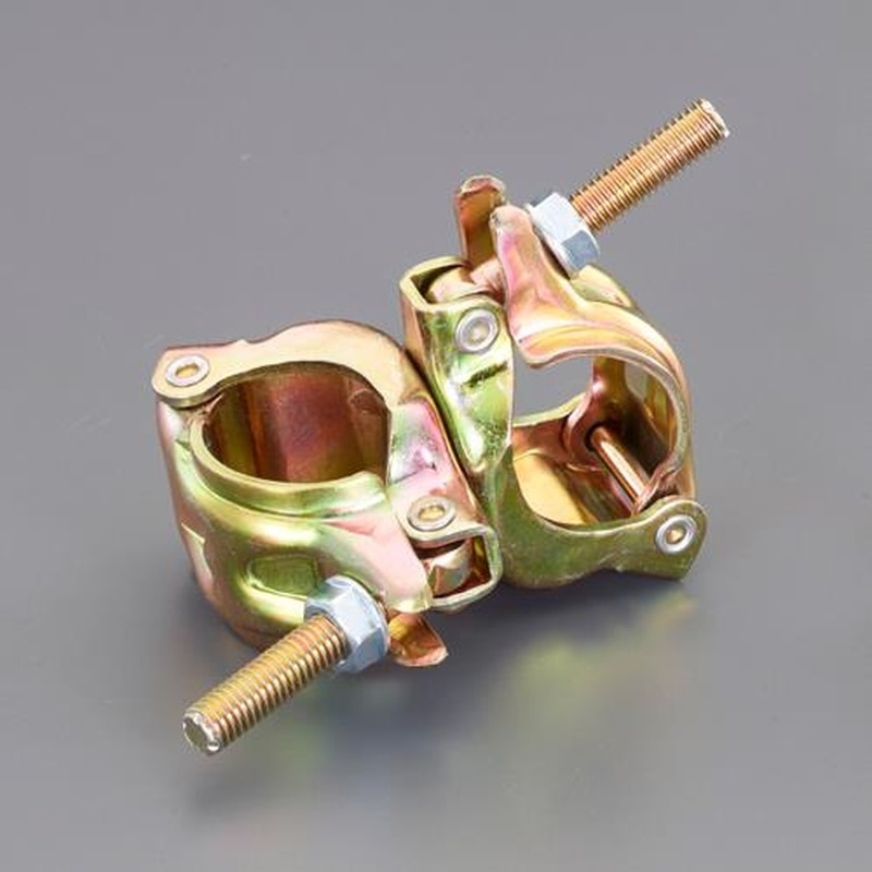 エスコ EA948TE-1 φ42.7/φ48.6mm兼用二連クランプ(直交) 1個（ご注文単位1個）【直送品】