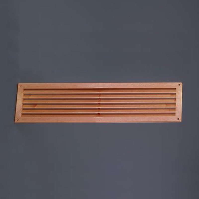 エスコ EA997MF-7 80x420mmドア用ガラリ(チーク) 1個(ご注文単位1個)【直送品】