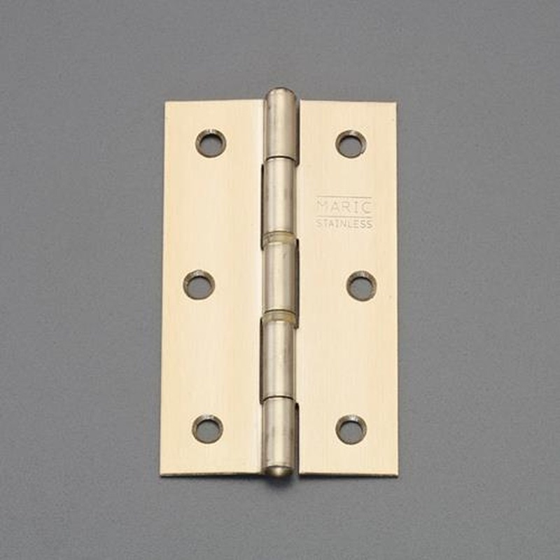 エスコ EA951HD-16 76x45mm中厚丁番(SUS304/AG) 1個（ご注文単位1個）【直送品】